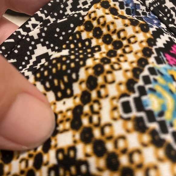 Mossimo Supply Co. Multicolor Geometric Bikini Top - Picture 14 of 15